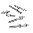 2PCS Iron Drum Tight Screw Stainless Steel Tension Rods Percussion Replaceme ND2