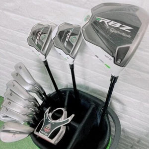 TaylorMade RBZ Golf Club Set 1W 5W 7W Irons 5-P Vokey SW Putter Bag RH - Picture 1 of 9