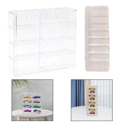 Vetrina trasparente per modelli di auto, giocattoli, figurine d'azione e - Immagine 1 di 2