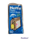 Vintage 1981 Hefty Plastic Lunch Bags RARE HTF Waterproof