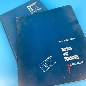 Working with Psychology And Life Floyd L Ruch 7th Ed '67 Textbook Workbook VTG - Picture 1 of 9