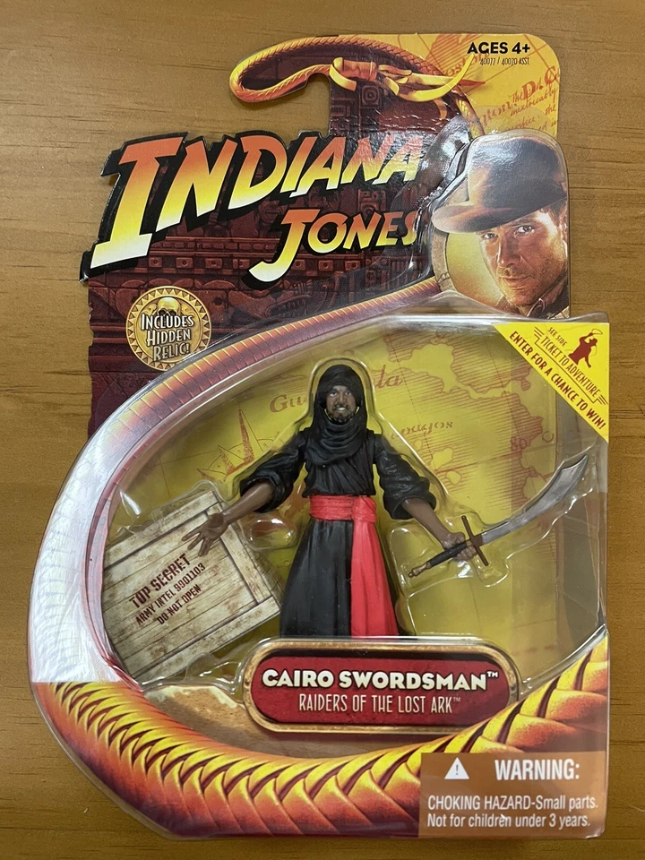 Indiana Jones 2008 Cairo Swordsman Raiders of The Lost Ark Hasbro Action Figure
