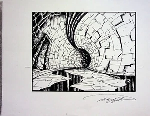 X-Men La Serie Animada 1994 FIRMADO Producción Fondo Diseño Copia Marvel - Imagen 1 de 2