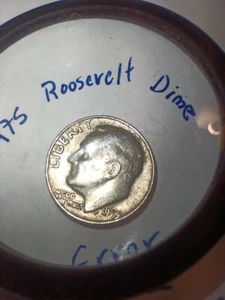 1975 d roosevelt dime ( error IN & WE ) - Picture 1 of 7