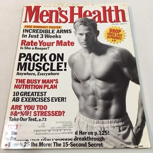 June 2001 Men's Health Magazine Souvenir Vintage Collectable - Picture 1 of 3