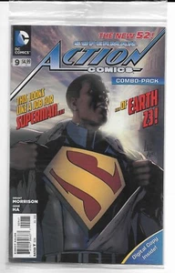 Action Comics #9 1st Calvin Ellis Black Superman DC Combo Pack 2012 NM- - Picture 1 of 2