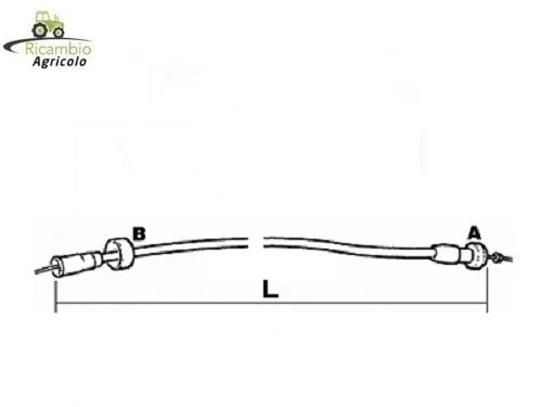 CAVO FILO CONTAGIRI CONTAORE SAME LAMBORGHINI L.990m 0.172.7450.0 - Immagine 1 di 1