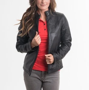 Tesla Design (Genuine) Women's Leather Jacket - XL - Picture 1 of 7