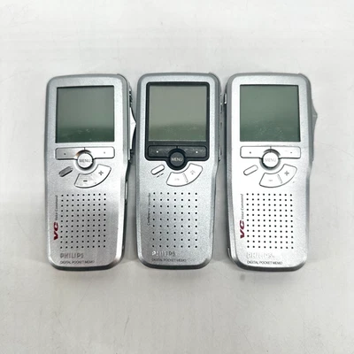 Philips  Digital Pocket Memo 9600 & 955 Voice Command Recorder Set of 3 - Image 1 of 4