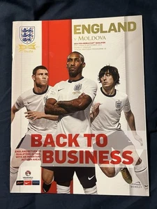  England v Moldova(World Cup 2014 Qualifier) 2013 RARE Official Programme 6/9/13 - Picture 1 of 2