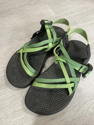 Sandalias clásicas Chaco para mujer Yampa verde ZX2 correa ajustable talla W6 Foto 1 de 4