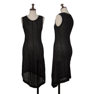 Vestido tejido COMME des GARCONS lana nailon transparente sin mangas talla M (K-148472) Foto 1 de 4