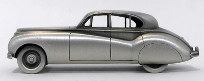 Danbury Mint Pewter - approx 1/43 scale - 1955 Jaguar MK VII - Image 1 of 3