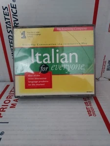 ITALIAN for Everyone CD-ROM Set by The Learning Company Learn To Speak - #162f - Picture 1 of 2