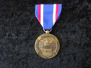 A58-27) Original US National Guard: Kansas 15 Years Service Medal - Picture 1 of 4