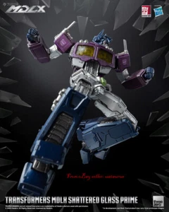 Perfect Threezero Mdlx Shattered Glass Prime In Stock New - Picture 1 of 9