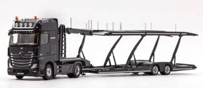 MB Mercedes Benz Actros - Double Decker Trailer  - black Brabus - GCD 1:64 - Immagine 1 di 4