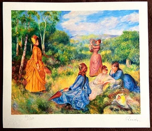 Pierre-Auguste Renoir Lithograph COA Signed Numbered / Paul Cézanne Gauguin / - Picture 1 of 12