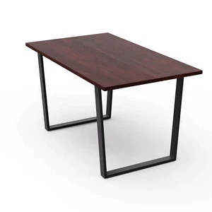 Mesa de comedor Blumfeldt 140x80 cm mesa de cocina madera estilo loft resistente a los arañazos mesa de nogal - Imagen 1 de 7