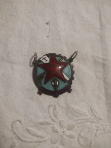 Old Sign of the USSR Ready for Chemical Protection Medal 1930 - Picture 1 of 4
