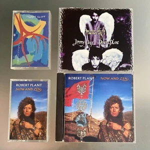 Jimmy Page & Robert Plant 4 LOT- Most High PROMO, Now & Zen Cd & Cassette Shaken - Picture 1 of 5