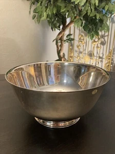 Paul Revere Reproduction Footed Silver Bowl 8” Width - Picture 1 of 5