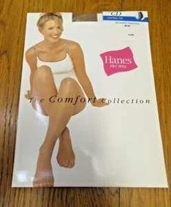 Hanes Her Way Comfort Collection Control Top Pantyhose Nude Size CD NEW - Picture 1 of 2