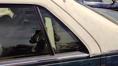 1998-04 Cadillac Sevilha Driver Janela de Ventilação Traseira Esquerda Porta Traseira Vidro com Moldura - Imagem 1 de 4