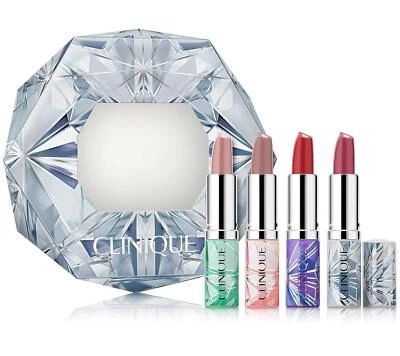 NEW Clinique Kisses 4 Piece Dramitically Different Lipstick Set - Image 1 of 2
