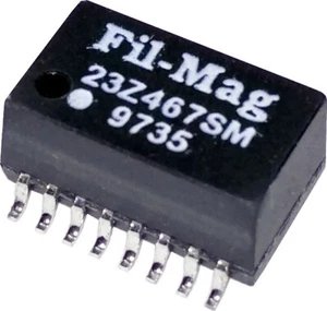 Audio Transformer / Signal Transformer 1:2/1:1 2000Vrms 0.6 Ohm SMD 23Z467SM - Imagen 1 de 2