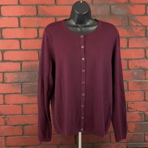 Talbots Purple Woman's Cardigan XLP - Picture 1 of 7