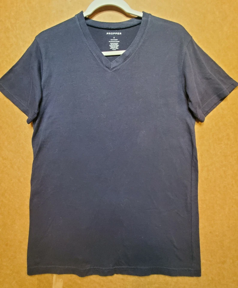 Propper Mens Short Sleeve T-Shirt Small V Neck Cotton Blend  - Image 1 of 4