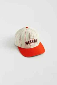San Francisco Giants New Era MLB The Golfer Pinstripe Hat Adjustable Snapback  - Picture 1 of 4
