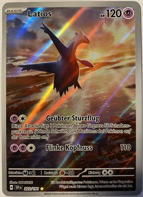 Pokemon Latios Deutsch 203/191 Illustration Rare Stürmische Funken Near Mint - Bild 1 von 2