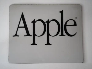 Vintage Apple Mouse Pad, Original Garamond Type Logo 80s 90s Great Condition - Picture 1 of 1