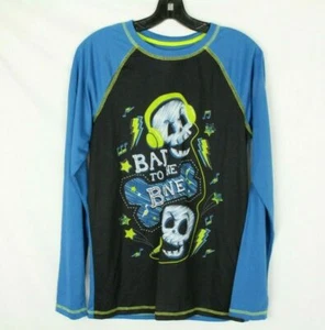Circo Youth Sleep Shirt Bad to the Bone Blue Size XL - Picture 1 of 3