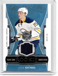 2016-17 Upper Deck Artifacts Year One Rookie Sweaters Jack Eichel RSJE Game Worn - Photo 1 sur 2
