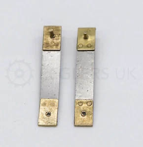 2x Brass Clock Pendulum Suspension Springs - 5mm x 31mm - Picture 1 of 2
