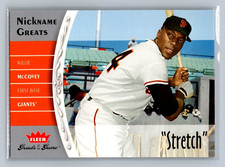 WILLIE MCCOVEY 2006 Fleer Greats Of The Game NICKNAME GREATS Insert #NG-WM