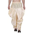 Ethnic Style Patiala Salwar Aladdin Pant Solid Men Dhoti (Gold)