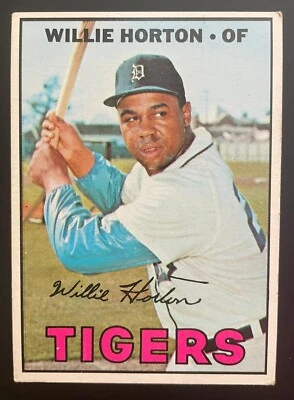 1967 Topp Baseball Card # 465 Willie Horton - Image 1 of 2