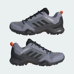 Adidas Hombres Zapatos Terrex AX3 GTX Caminar Senderismo Entrenadores Plateado Violeta HP8597 - Imagen 1 de 10