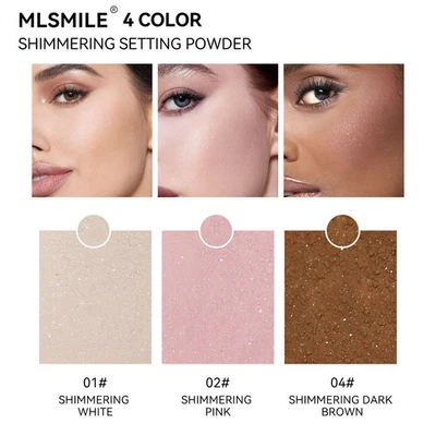 Loose Powder Translucent Setting Finishing Powder Oil Control For Long Lasting - Image 1 of 4