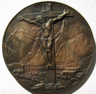 Oberammergau Passionsspiele 1930 Karl Goetz Medaille Original Selten fast St.!