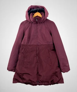 North Face Limited Edition Parka 550 Down Hooded Maroon Coat Women’s Sz Med - Picture 1 of 24