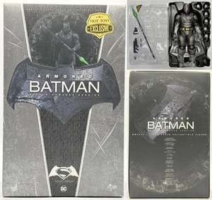 Hot Toys MMS417 Batman v Superman Armored Batman Battle Damaged Ver Used Rare JP - Picture 1 of 11