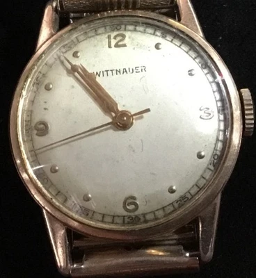 Reloj Hombre WITTNAUER Cal 11ES 1080 17J 10K GP Bisel 29mm Funciona Excelente Foto 1 de 4
