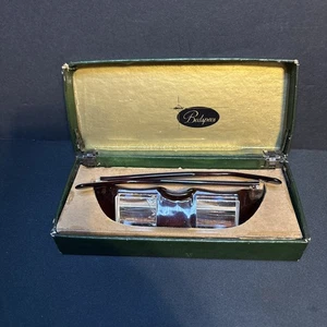 SWIFT Bedspecs Vintage Bakelite Prism Eyeglasses And Original Box - Picture 1 of 7