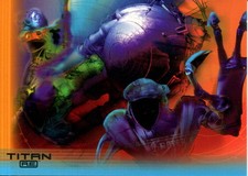 TITAN A.E. ANIMATED MOVIE 2000 INKWORKS PROMO CARD P1