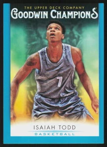 2021 Upper Deck Goodwin Champions Isaiah Todd #4 Baloncesto Magos Turquesa - Imagen 1 de 2